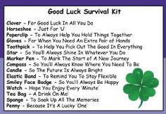 Good Luck Survival Kit In A Can. Humorous Novelty Fun Gift - Present ...