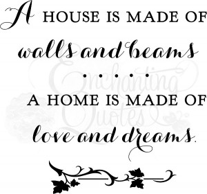 Love & Dreams Family Wall Quote Decal