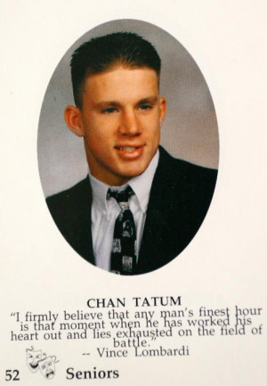 Channing Tatum-Yearbook Picture