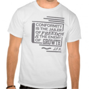 JFK quote shirt - choose style & color