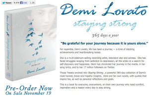 judge Demi Lovato is set to release her first book ‘Staying Strong ...
