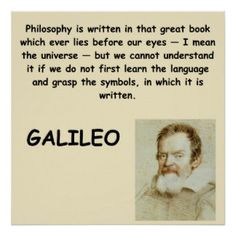 Math Quotes Galileo | Galileo quote posters More