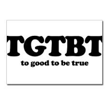 Too Good To Be True - TGTBT Postcards (Package of for