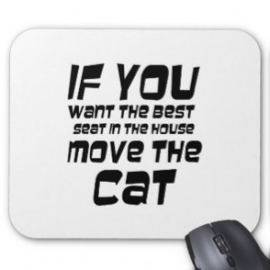 Funny quotes gifts mousepads cat gift ideas