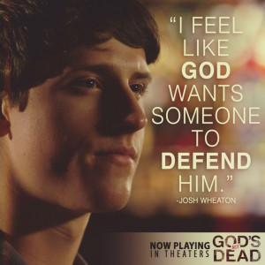 God's Not Dead - Shane Harper as (Josh Wheaton) in God's Not Dead the ...