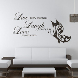 ... Wall Sticker Love Wall Art - Family & Friends Quotes - Wall Quotes