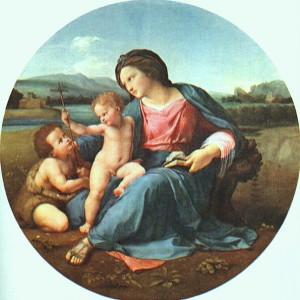 Raphael Santi, The Alba Madonna (82 K)