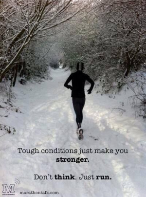 ... for motivation myself on this cold winter's day to go run