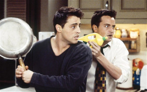 Joey and Chandler