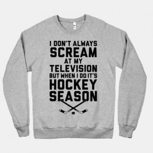 Hockey Season #hockey #NHL #fan