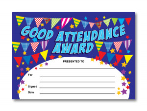 good attendance certificates