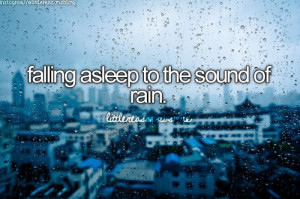 ... the sound of rain. it's not even funny how much i am craving the rain