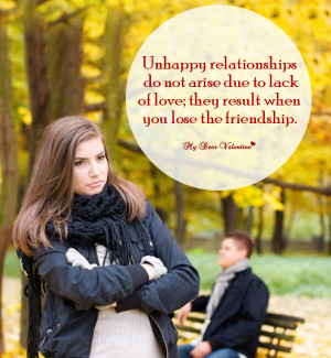 Sad Picture Quote - Unhappy relationships