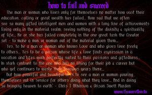 how to fail and succeed Inspirational motivational quote by chris t ...