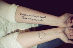 Tattoo Love Me Quotes Quotesgram