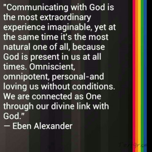 Can communication be spiritual? How do you know?