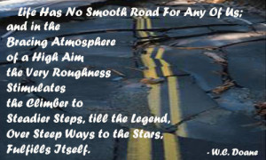 Life Has No Smooth Road