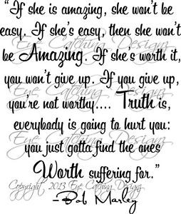 Bob-Marley-She-is-Amazing-Worthy-Love-Quote-Wall-Decal-Art-Vinyl-Home ...