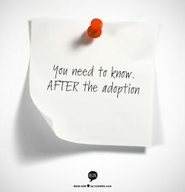 Attempting Agape: Now that the adoption is finalized...