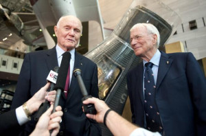 ... Mission Astronauts John Glenn and Scott Carpenter in Washington