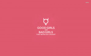 Good vs Bad girls wallpaper