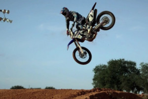 James Stewart and Red Bull hit the Motocross track in slow-mo