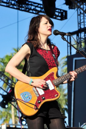 Mary Timony Musician Mary Timony of the band Wild Flag performs during