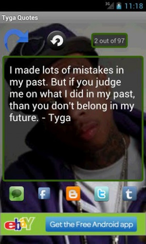 KEYsoft presents Tyga Quotes! An app filled with great quotes. Content ...