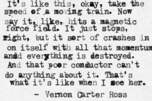 Crashing Trains (prose,poetry,typewritten,black and white)