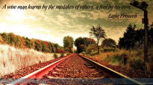 Inspirational Wallpaper Quote. Latin Proverb