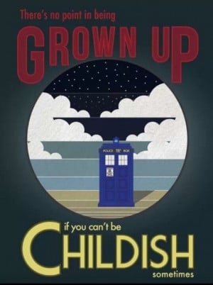Doctor Who Art -- Okay it's not exactly a Vintage Travel Poster but ...