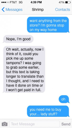 tampon jokes