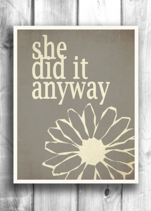 Motivational Poster, Quote Print, Girl's Room, Wall Decor, Digital ...