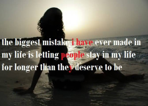 The Biggest Mistake I Have Made In My Life