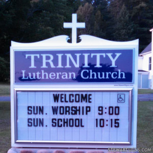 Lutheran Church Sign