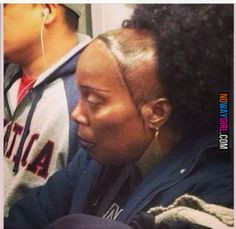 Chicks be like look at my baby hair.....serious?!