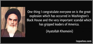 ... Black House and the very important scandal which has gripped leaders