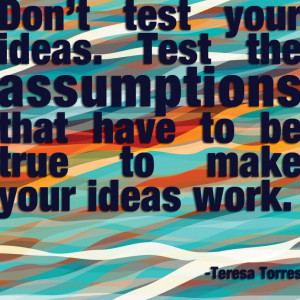 Some brilliant advice I found on Teresa Torres’s blog. This is a ...