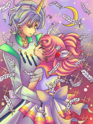Sailor Mini moon (Rini) Helios and Chibiusa