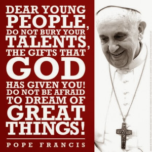 Pray for our Holy Father Pope Francis I