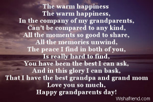 grandparents day poems grandma poems from kids grandparents poems ...