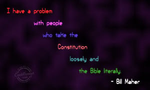 Atheism Quote: I have a problem with people who... Atheism (5)