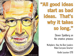 Do YOU Share Steven Spielberg’s Attitude towards Bad Ideas? [SLIDE]