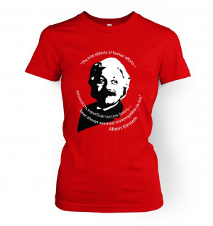 Capitalism Quote Einstein women's t-shirt