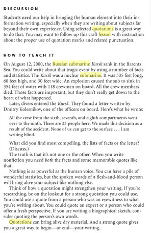 Including Quotations_Ralph Fletcher