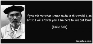 More Emile Zola Quotes