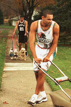 Tim Duncan and Grant Hill starred in a memorable advertising campaign ...