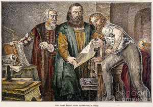 Johannes Gutenberg Movable Type