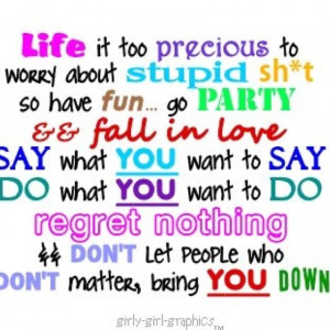 Don't let ANYONE bring you down