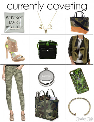 currently coveting: camo + quotes